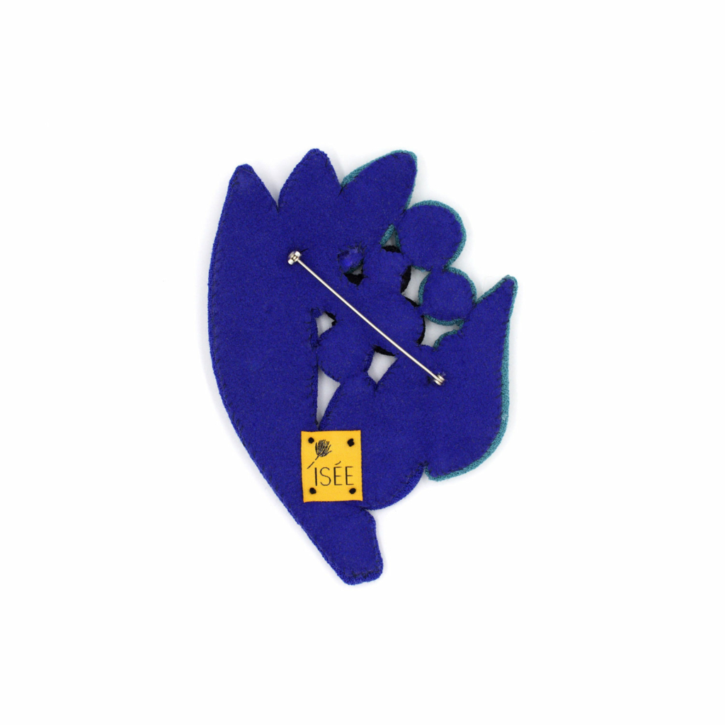 broche Fleur-escalope